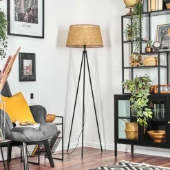 Luminaires Scandinaves-hofstein Barcos Lampadaire beige, Écru, 1 lumière