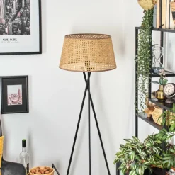 Luminaires Scandinaves-hofstein Barcos Lampadaire beige, Écru, 1 lumière