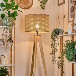 Luminaires Scandinaves-hofstein Barcos Lampadaire Écru, 1 lumière