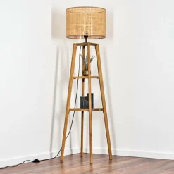 Luminaires Scandinaves-hofstein Barcos Lampadaire Écru, 1 lumière