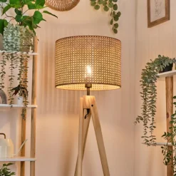 Luminaires Scandinaves-hofstein Barcos Lampadaire Écru, 1 lumière