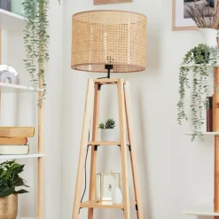 Luminaires Scandinaves-hofstein Barcos Lampadaire Écru, 1 lumière