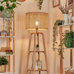 Luminaires Scandinaves-hofstein Barcos Lampadaire Écru, 1 lumière