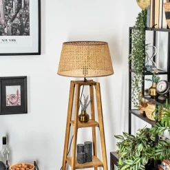 Luminaires Scandinaves-hofstein Barcos Lampadaire Écru, 1 lumière