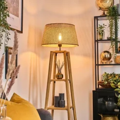 Luminaires Scandinaves-hofstein Barcos Lampadaire Écru, 1 lumière