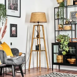 Luminaires Scandinaves-hofstein Barcos Lampadaire Écru, 1 lumière