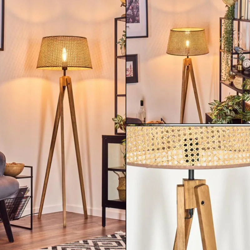 Luminaires Scandinaves-hofstein Barcos Lampadaire Écru, 1 lumière