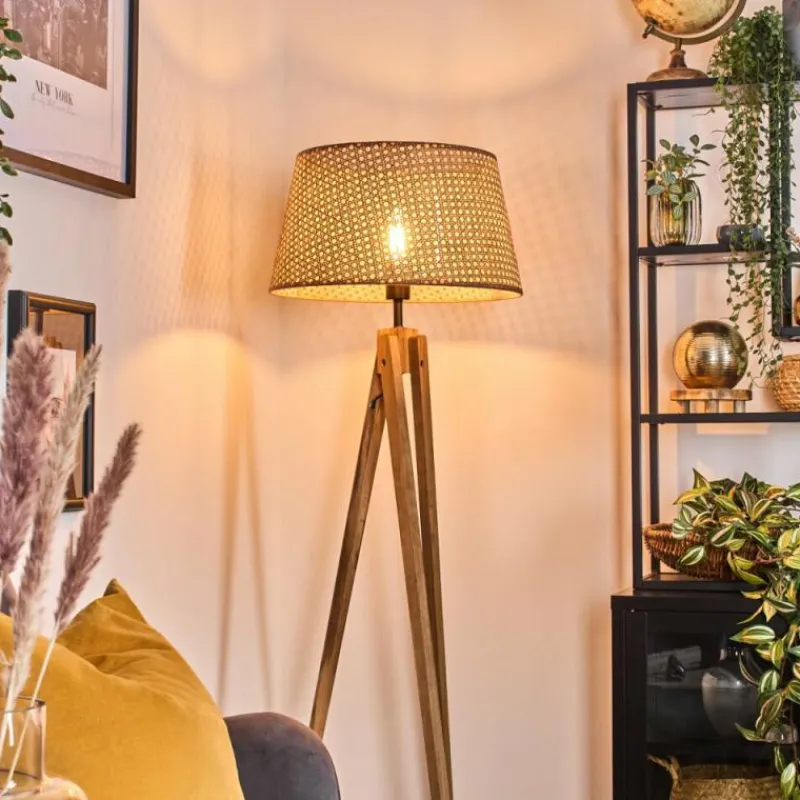 Luminaires Scandinaves-hofstein Barcos Lampadaire Écru, 1 lumière