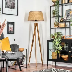 Luminaires Scandinaves-hofstein Barcos Lampadaire Écru, 1 lumière