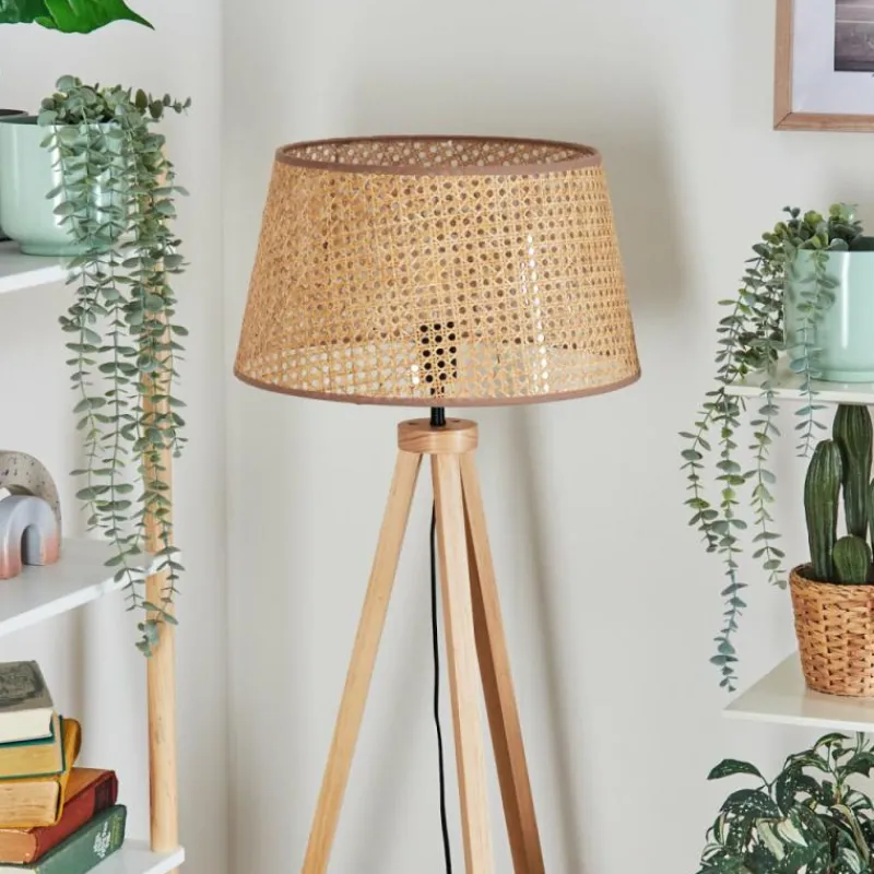 Luminaires Scandinaves-hofstein Barcos Lampadaire Écru, 1 lumière