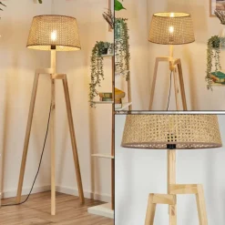 Luminaires Scandinaves-hofstein Barcos Lampadaire Écru, 1 lumière