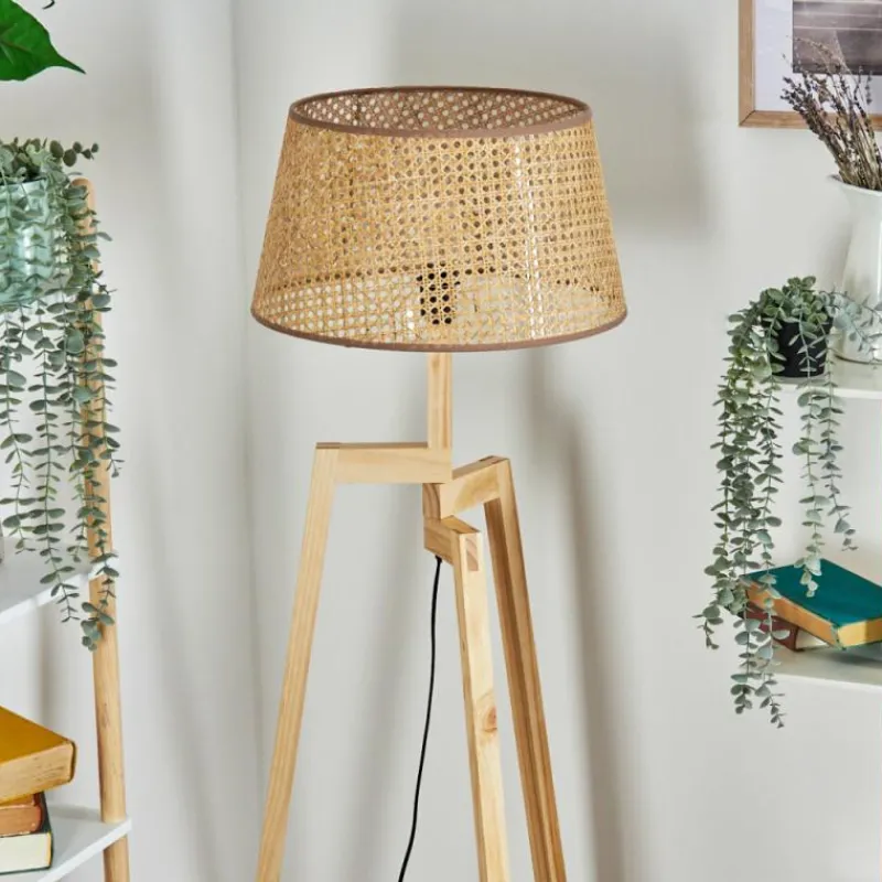 Luminaires Scandinaves-hofstein Barcos Lampadaire Écru, 1 lumière