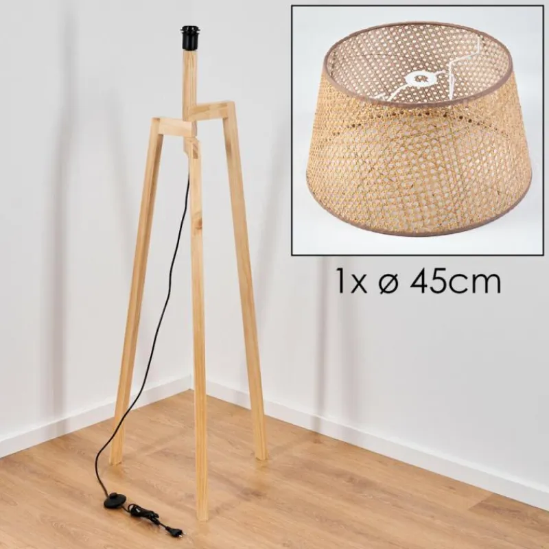 Luminaires Scandinaves-hofstein Barcos Lampadaire Écru, 1 lumière