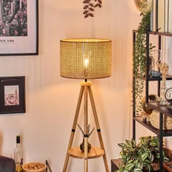 Luminaires Scandinaves-hofstein Barcos Lampadaire Écru, 1 lumière