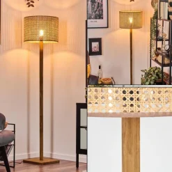 Luminaires Scandinaves-hofstein Barcos Lampadaire Écru, 1 lumière