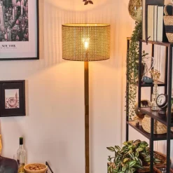 Luminaires Scandinaves-hofstein Barcos Lampadaire Écru, 1 lumière