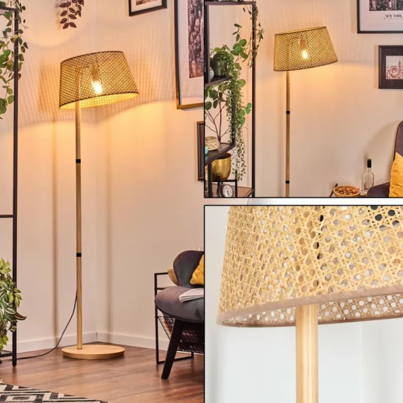 Luminaires Scandinaves-hofstein Barcos Lampadaire Écru, 1 lumière