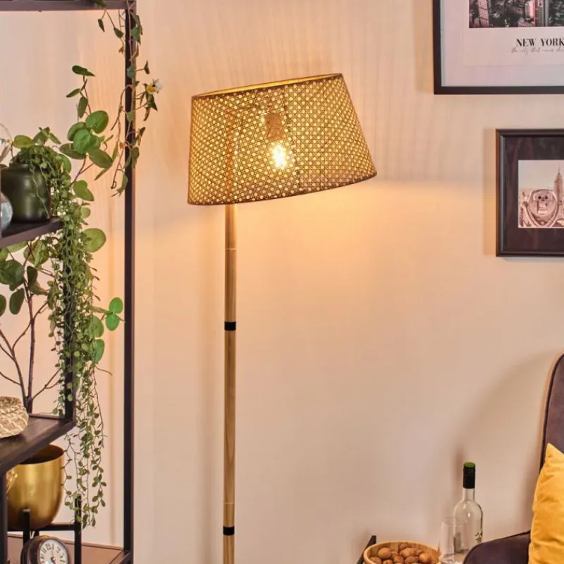 Luminaires Scandinaves-hofstein Barcos Lampadaire Écru, 1 lumière