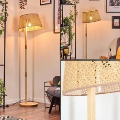 Luminaires Scandinaves-hofstein Barcos Lampadaire Écru, 1 lumière