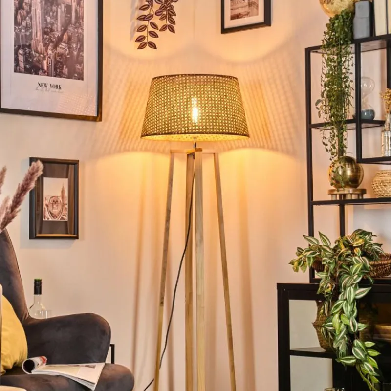 Luminaires Scandinaves-hofstein Barcos Lampadaire Écru, 1 lumière