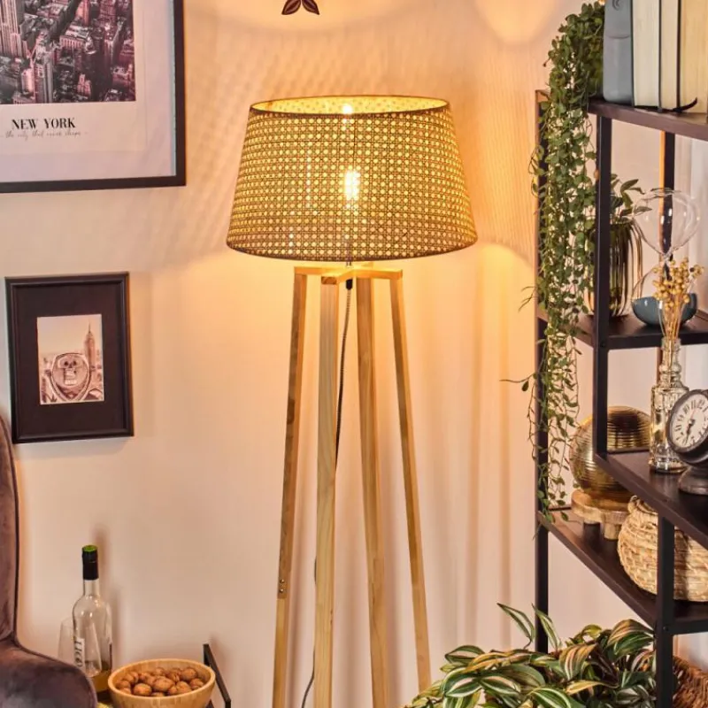 Luminaires Scandinaves-hofstein Barcos Lampadaire Écru, 1 lumière