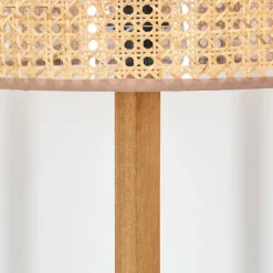 Luminaires Scandinaves-hofstein Barcos Lampadaire Écru, Noir, 1 lumière