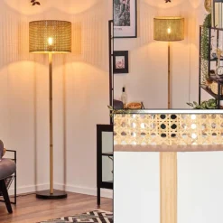 hofstein Barcos Lampadaire Écru, Noir, 1 lumière