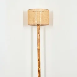 Luminaires Scandinaves-hofstein Barcos Lampadaire Écru, Noir, 1 lumière