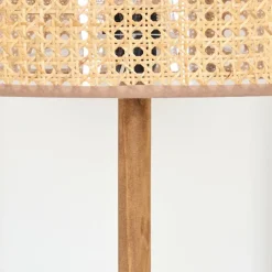 Luminaires Scandinaves-hofstein Barcos Lampadaire Écru, Noir, 1 lumière