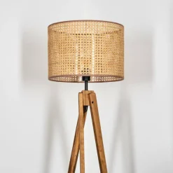 hofstein Barcos Lampadaire, Liseuse Écru, Noir, 1 lumière