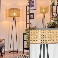 hofstein Barcos Lampadaire, Liseuse Noir, 1 lumière