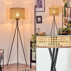 hofstein Barcos Lampadaire Noir, 1 lumière