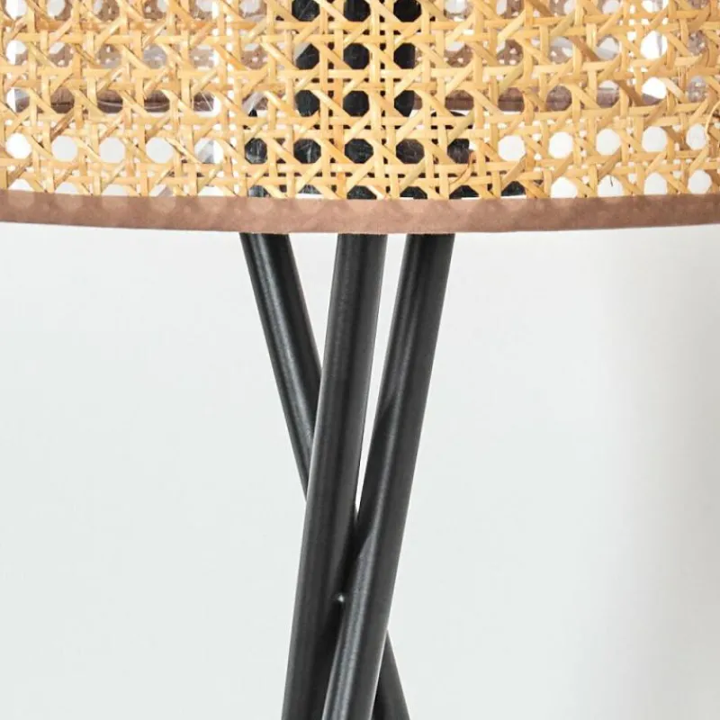 hofstein Barcos Lampadaire Noir, 1 lumière