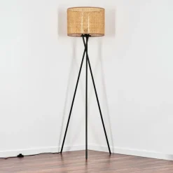 hofstein Barcos Lampadaire Noir, 1 lumière