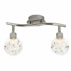 Luminaires Brilliant Barre de spots Brilliant Joya Chrome, 2 lumières
