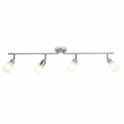 Luminaires Brilliant Barre de spots Brilliant Bethany LED Chrome, 4 lumières