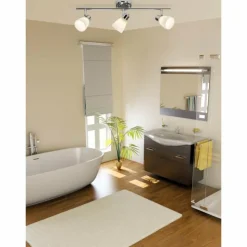 Luminaires Brilliant Barre de spots Brilliant Kensington Chrome, 3 lumières