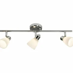 Luminaires Brilliant Barre de spots Brilliant Kensington Chrome, 3 lumières