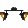 Luminaires Brilliant Barre de spots Brilliant Layton Noir, 2 lumières* Spots Et Projecteurs