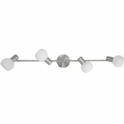 Luminaires Brilliant Barre de spots Brilliant Tiara Blanc, 4 lumières