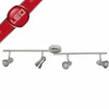 Luminaires Brilliant Barre de spots Brilliant Sanny Fer, 4 lumières* Spots Et Projecteurs