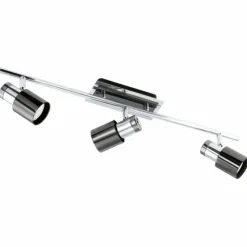 Luminaires Eglo Barre de spots Eglo DAVIDA 1 Nickel mat, 3 lumières* Spots Et Projecteurs