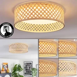 hofstein Barroco Plafonnier LED Écru, Blanc, 1 lumière