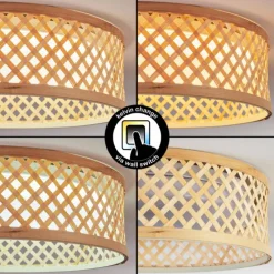Luminaires Scandinaves-hofstein Barroco Plafonnier LED Écru, Blanc, 1 lumière