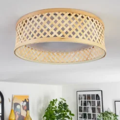 Luminaires Scandinaves-hofstein Barroco Plafonnier LED Écru, Blanc, 1 lumière