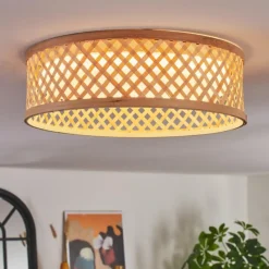 Luminaires Scandinaves-hofstein Barroco Plafonnier LED Écru, Blanc, 1 lumière