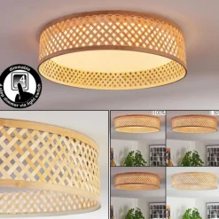 Luminaires Scandinaves-hofstein Barroco Plafonnier LED Écru, Blanc, 1 lumière