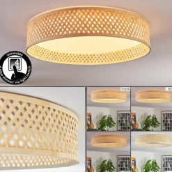 Luminaires Scandinaves-hofstein Barroco Plafonnier LED Écru, Blanc, 1 lumière