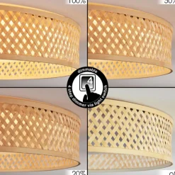Luminaires Scandinaves-hofstein Barroco Plafonnier LED Écru, Blanc, 1 lumière