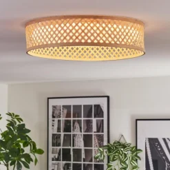 Luminaires Scandinaves-hofstein Barroco Plafonnier LED Écru, Blanc, 1 lumière